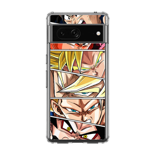 Son Goku Forms Google Pixel 7 Case