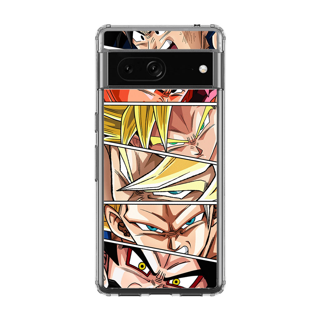 Son Goku Forms Google Pixel 7a Case