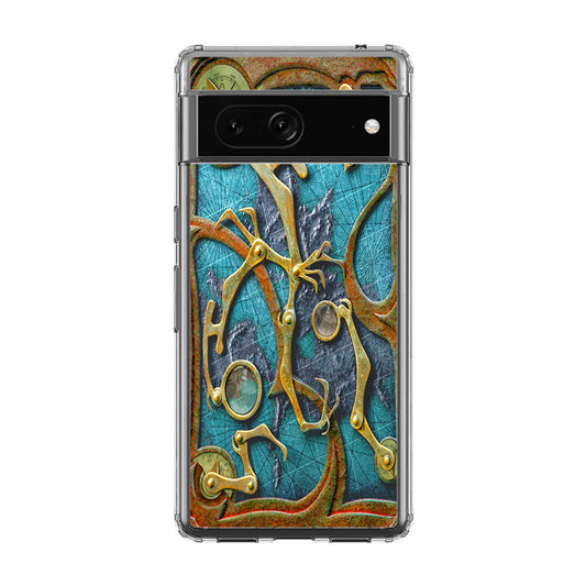 Steampunk Book Cover Google Pixel 7 Case