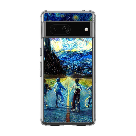 Stranger At Starry Night Google Pixel 7 Case