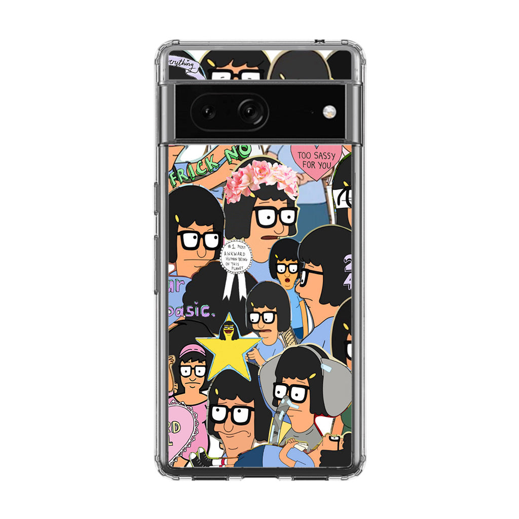 Tina Belcher Collage Google Pixel 7 Case