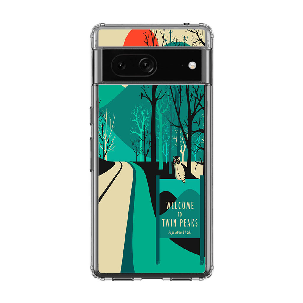 Welcome To Twin Peaks Google Pixel 7 Case