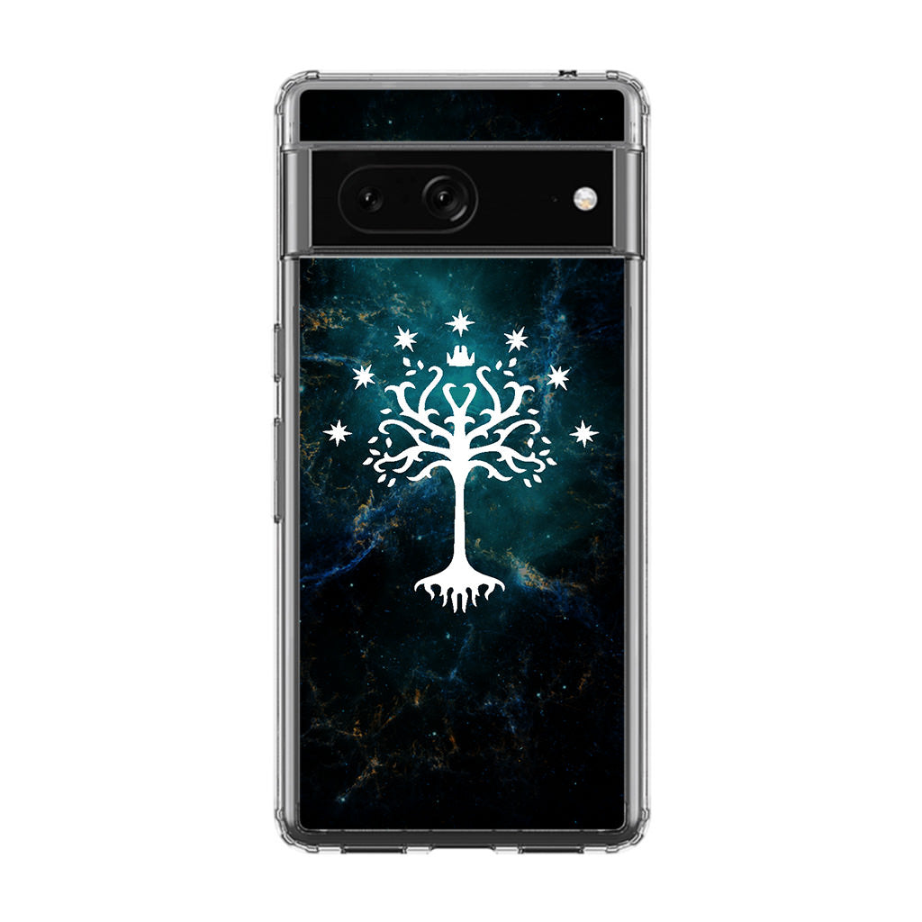 White Tree Of Gondor In Space Nebula Google Pixel 7 Case