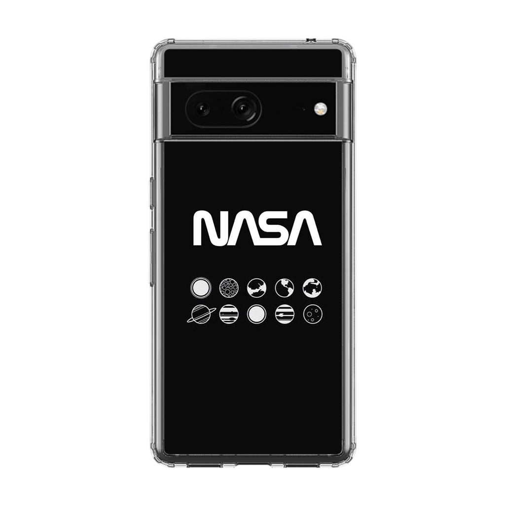 NASA Minimalist Google Pixel 7 Case