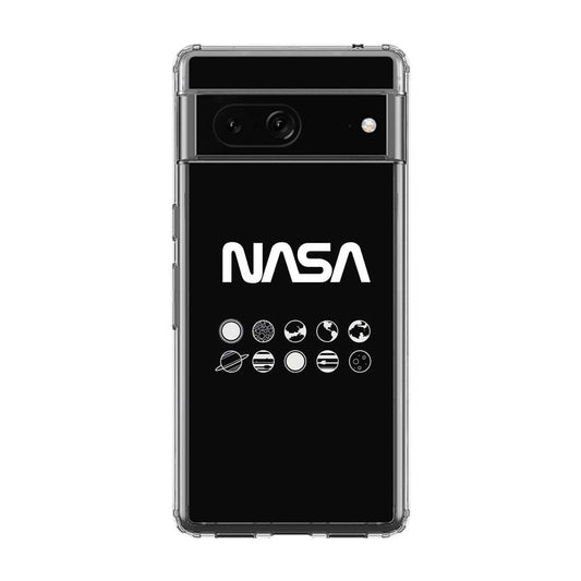 NASA Minimalist Google Pixel 7a Case