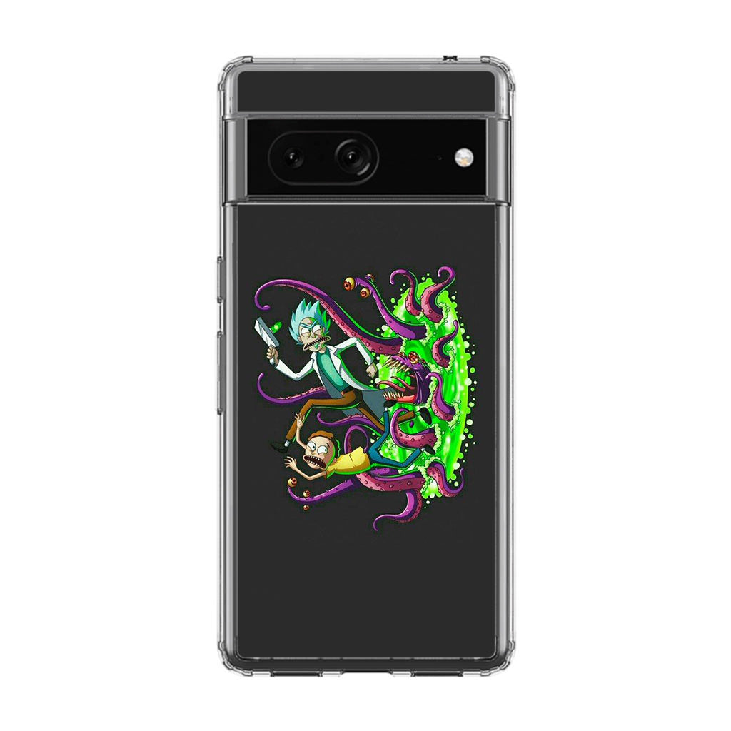 Rick And Morty Pass Through The Portal Google Pixel 7 Case