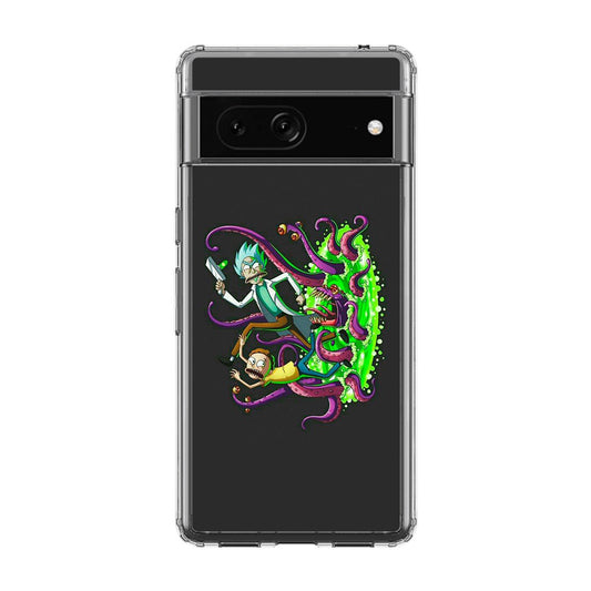 Rick And Morty Pass Through The Portal Google Pixel 7 Case