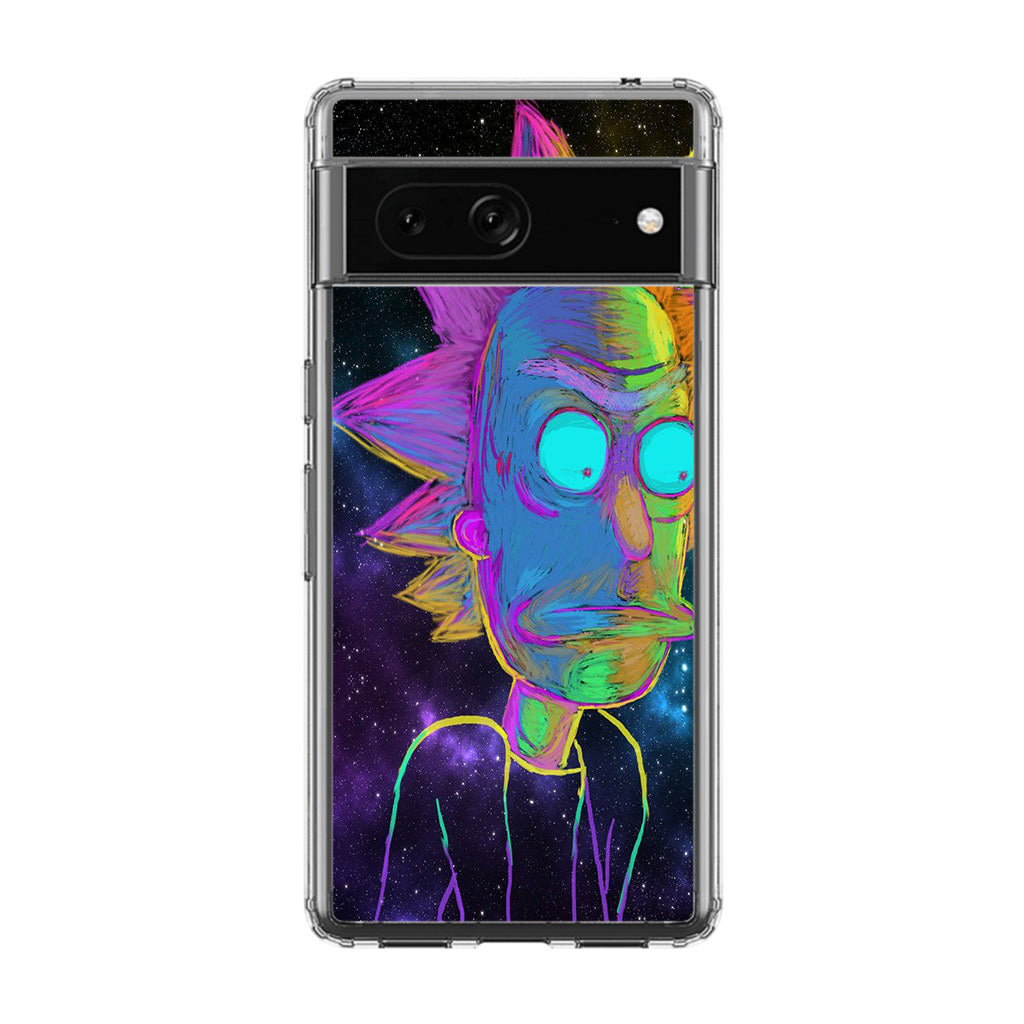 Rick Colorful Crayon Space Google Pixel 7 Case