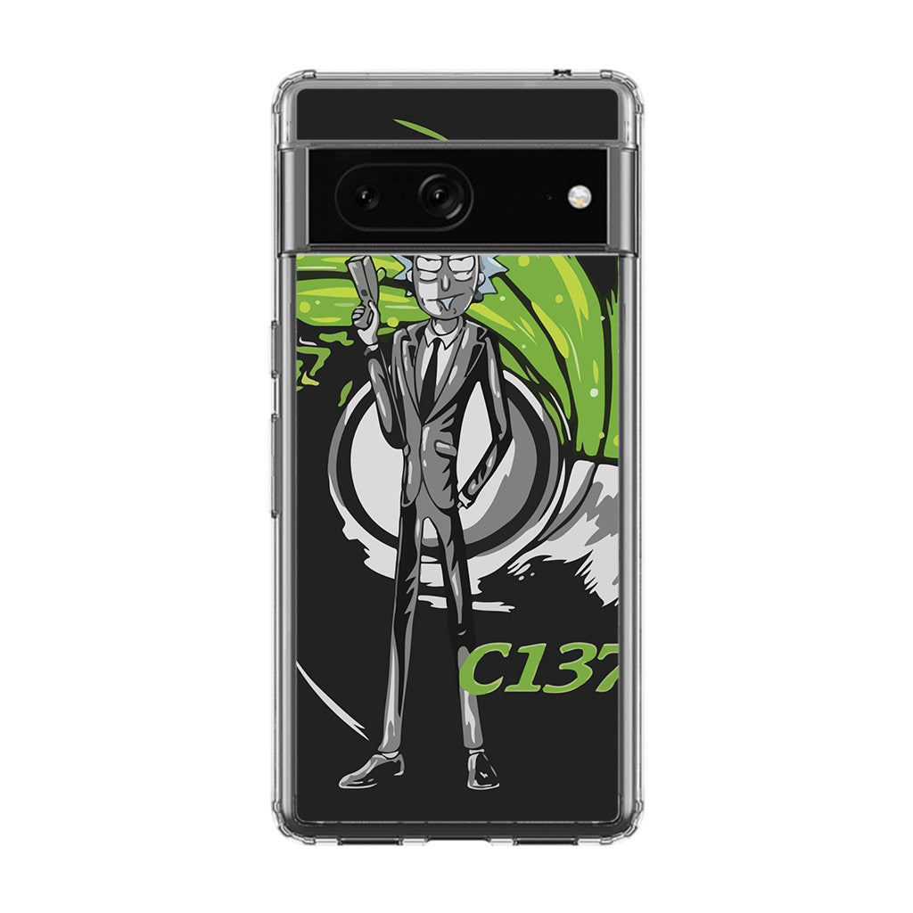 Rick Sanchez Agent C137 Google Pixel 7 Case