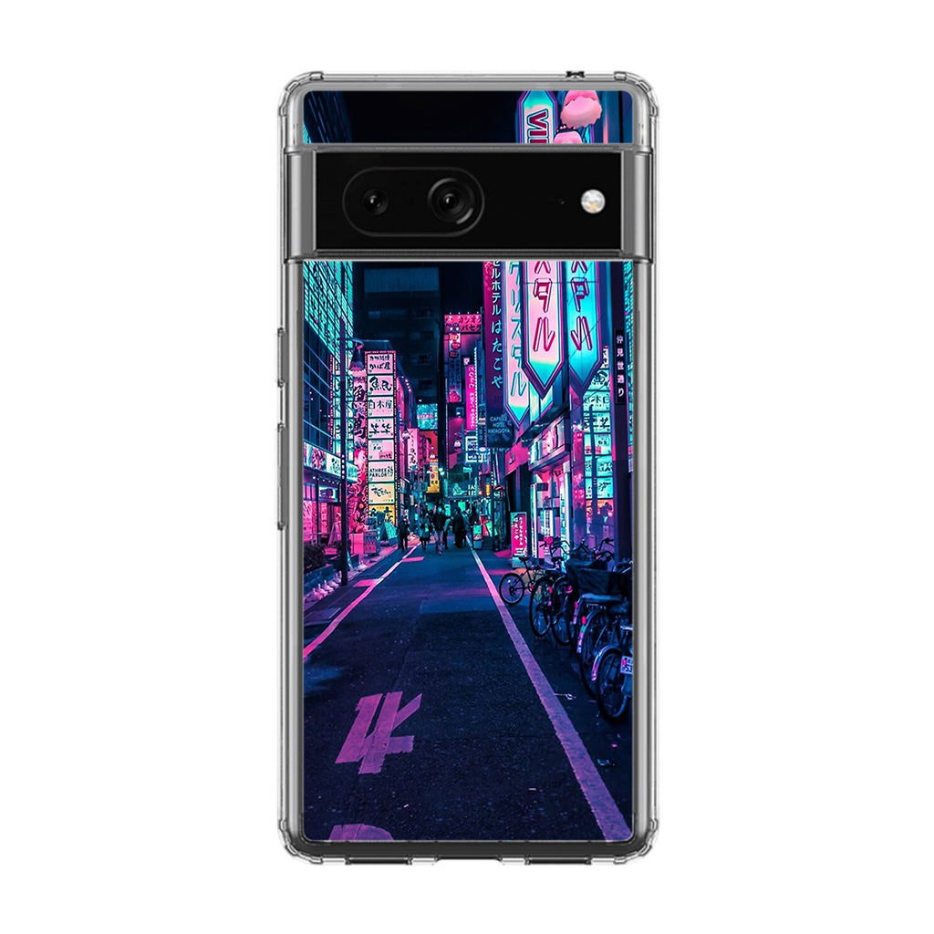 Tokyo Street Wonderful Neon Google Pixel 7a Case