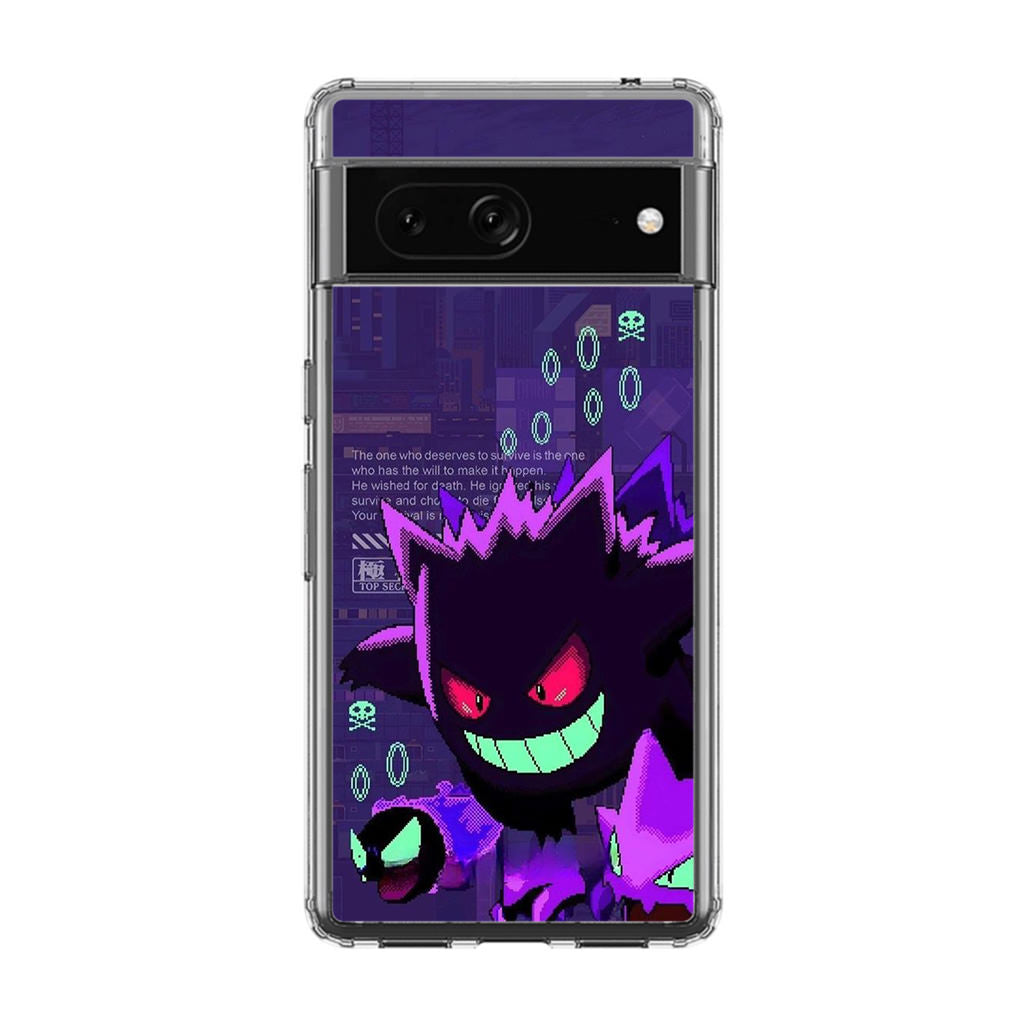 Gengar Pixel Art Google Pixel 7 Case