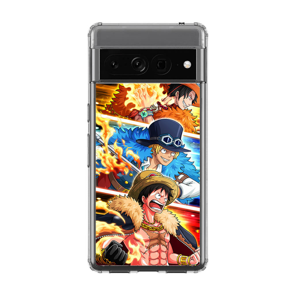 Ace Sabo Luffy Google Pixel 7 Pro Case