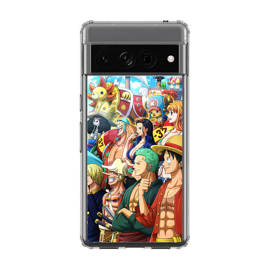 Crew of Mugiwara Pirate Google Pixel 7 Pro Case