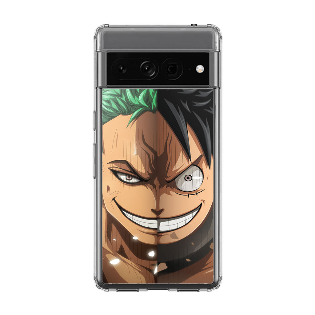 Luffy And Zoro Half Smile Google Pixel 7 Pro Case