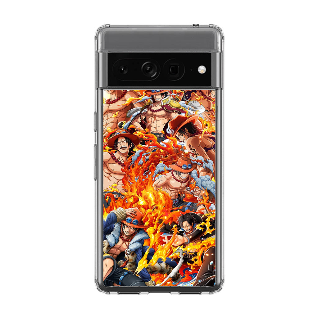 Portgas D Ace Collections Google Pixel 7 Pro Case