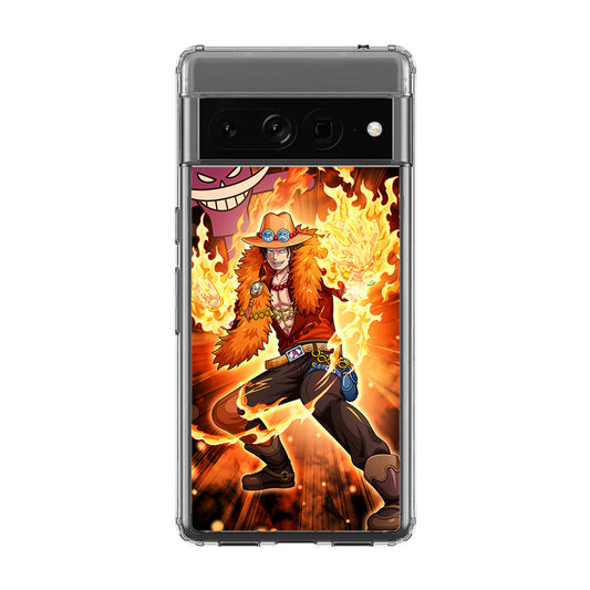 Portgas D Ace Fire Power Google Pixel 7 Pro Case