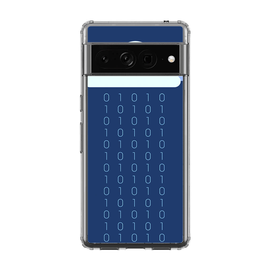 Abstract Binary Minimalist Google Pixel 7 Pro Case