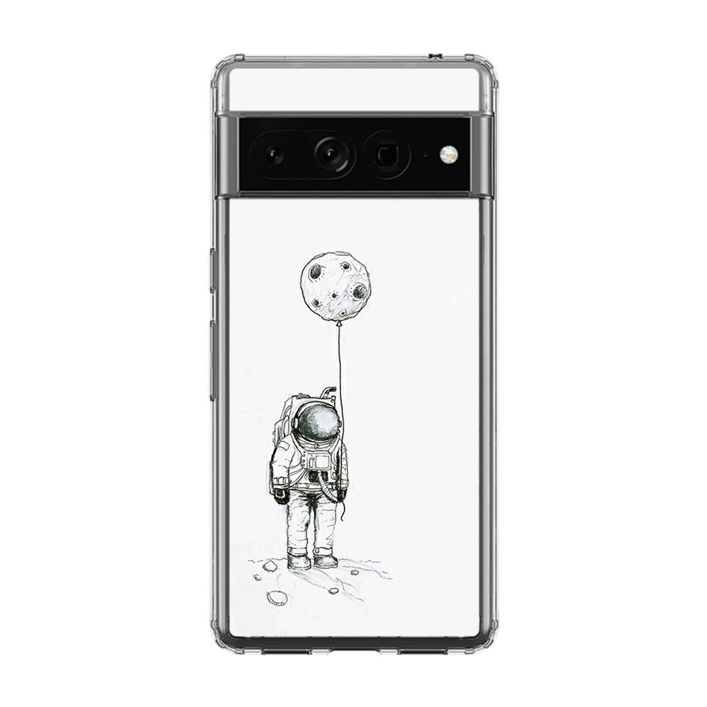 Astronaut Moon Balloon Google Pixel 7 Pro Case