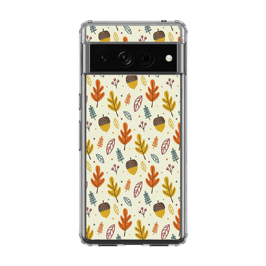 Autumn Things Pattern Google Pixel 7 Pro Case