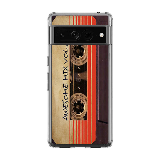 Awesome Mix Vol 1 Cassette Google Pixel 7 Pro Case