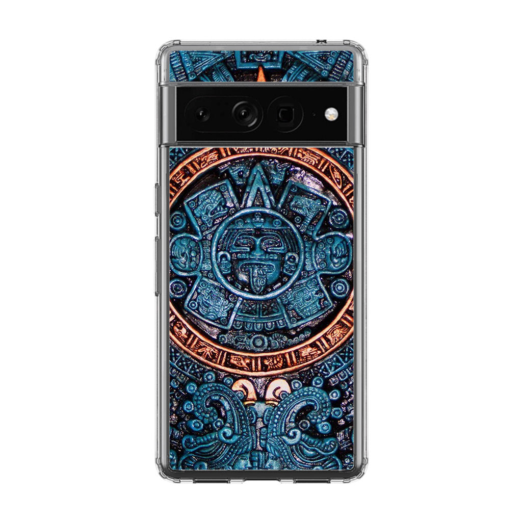 Aztec Calendar Google Pixel 7 Pro Case