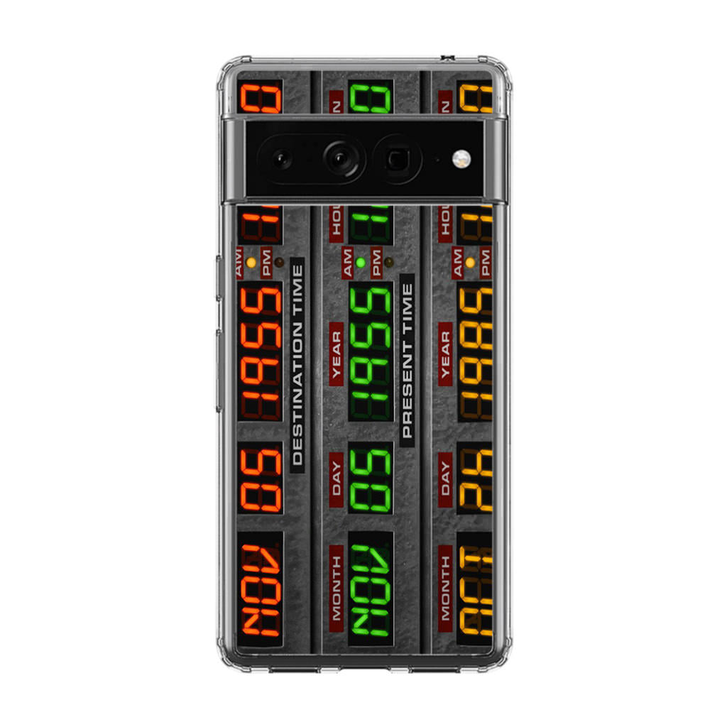 Back To The Future Time Circuits Google Pixel 7 Pro Case