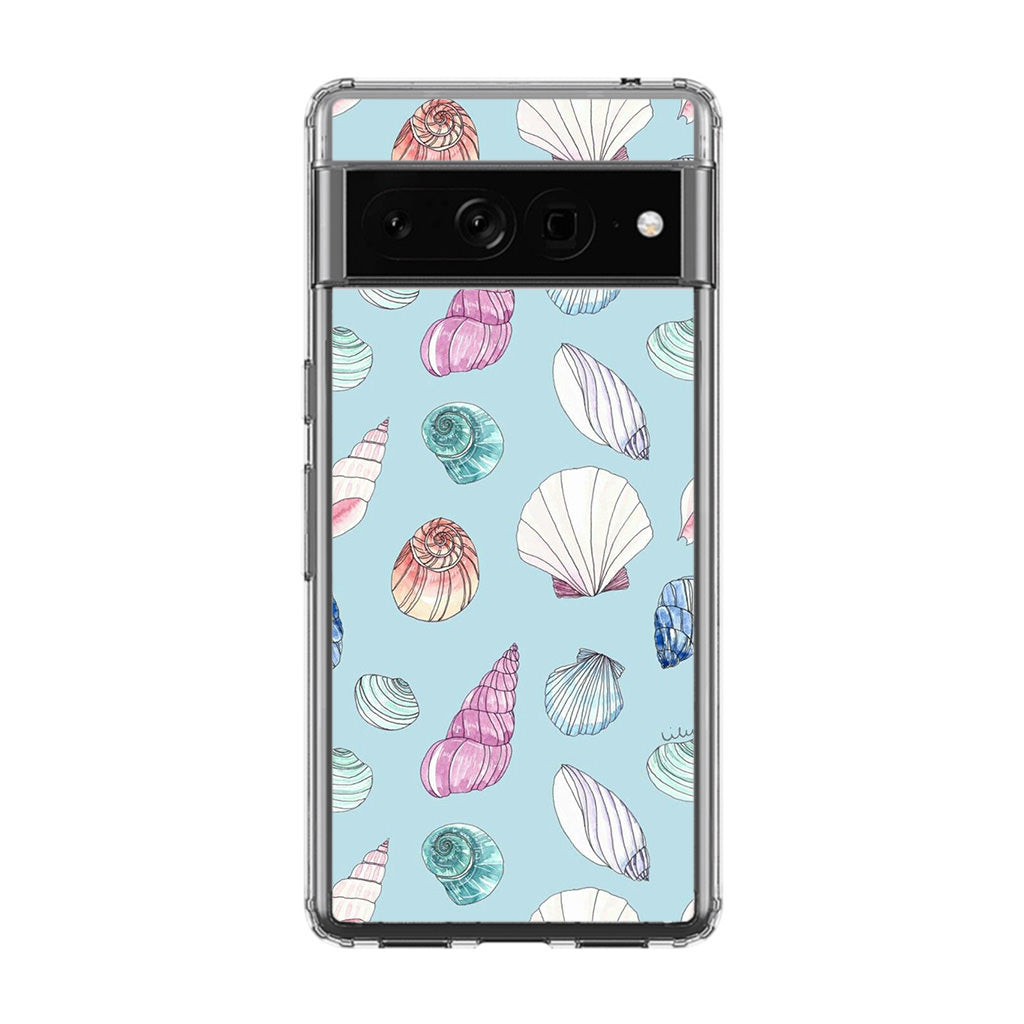 Beach Shells Pattern Google Pixel 7 Pro Case