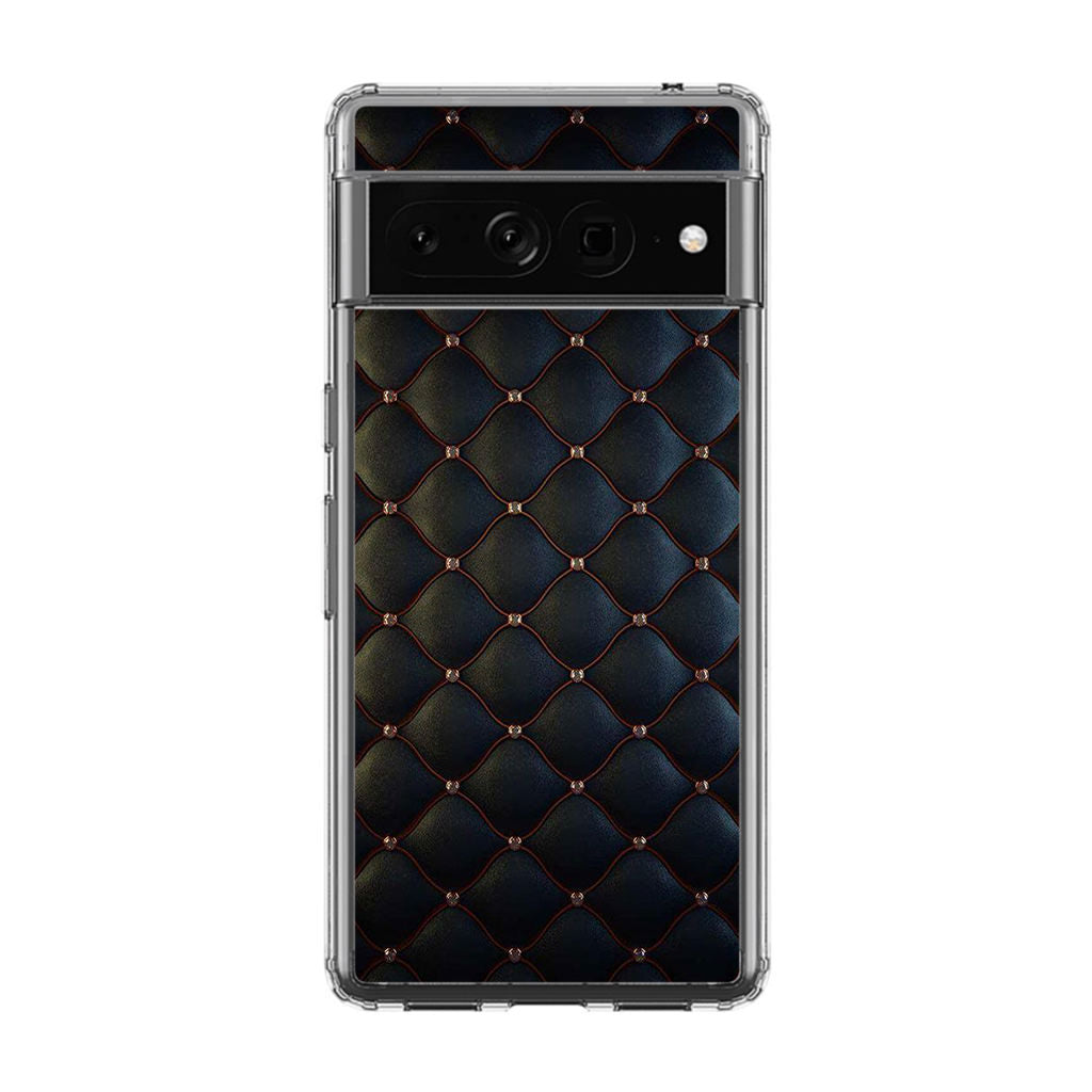 Black Royal Pattern Google Pixel 7 Pro Case