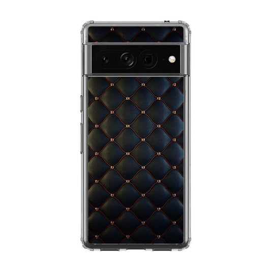 Black Royal Pattern Google Pixel 7 Pro Case