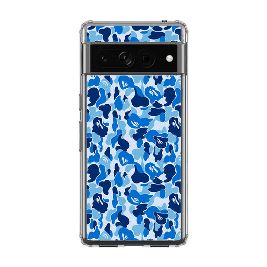 Blue Camo Google Pixel 7 Pro Case