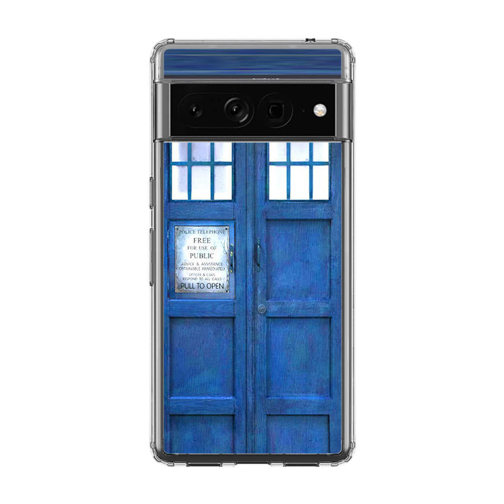 Blue Police Call Box Google Pixel 7 Pro Case