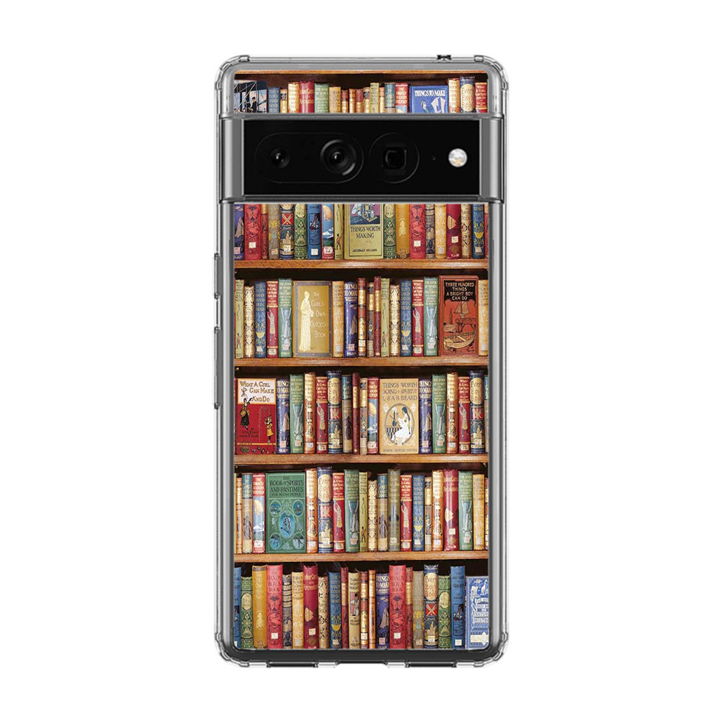 Bookshelf Library Google Pixel 7 Pro Case