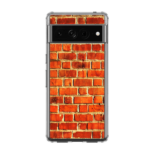 Brick Wall Pattern Google Pixel 7 Pro Case