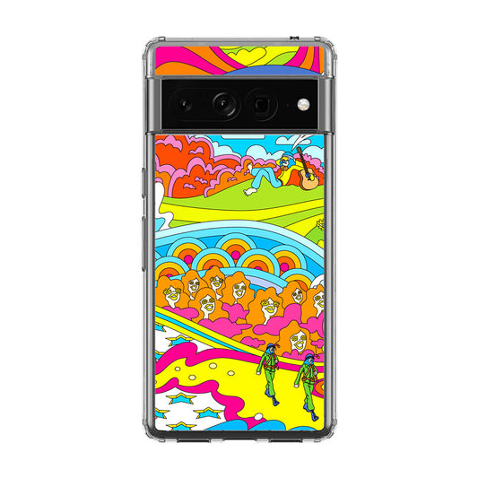 Colorful Doodle Google Pixel 7 Pro Case