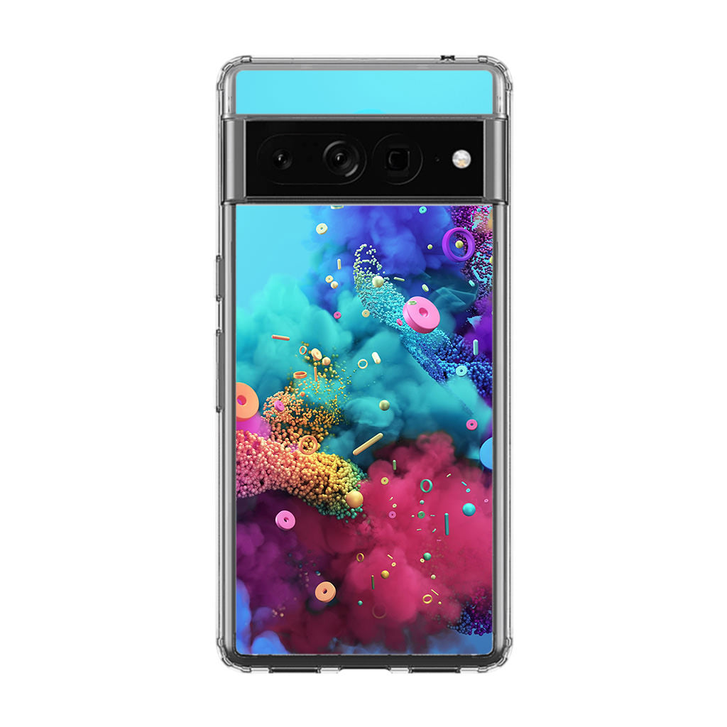 Colorful Smoke Boom Google Pixel 7 Pro Case