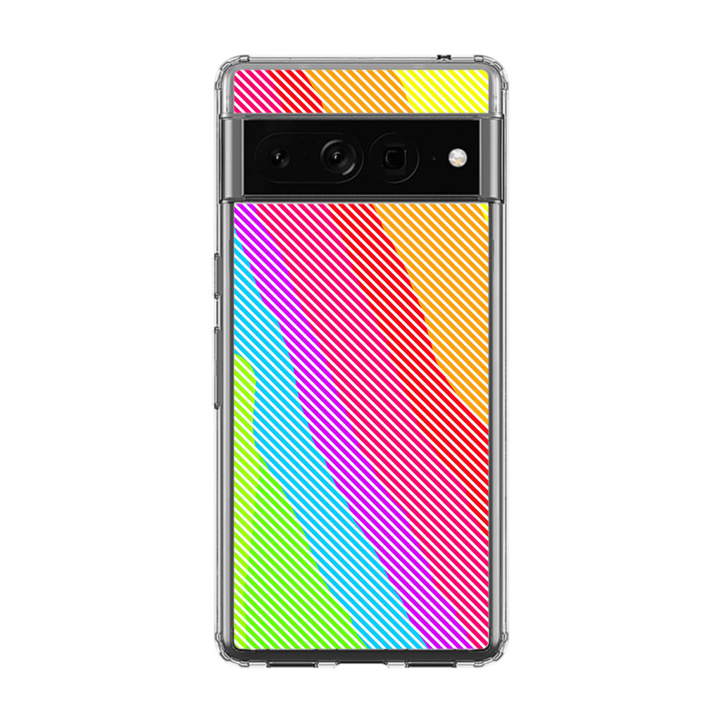 Colorful Stripes Google Pixel 7 Pro Case