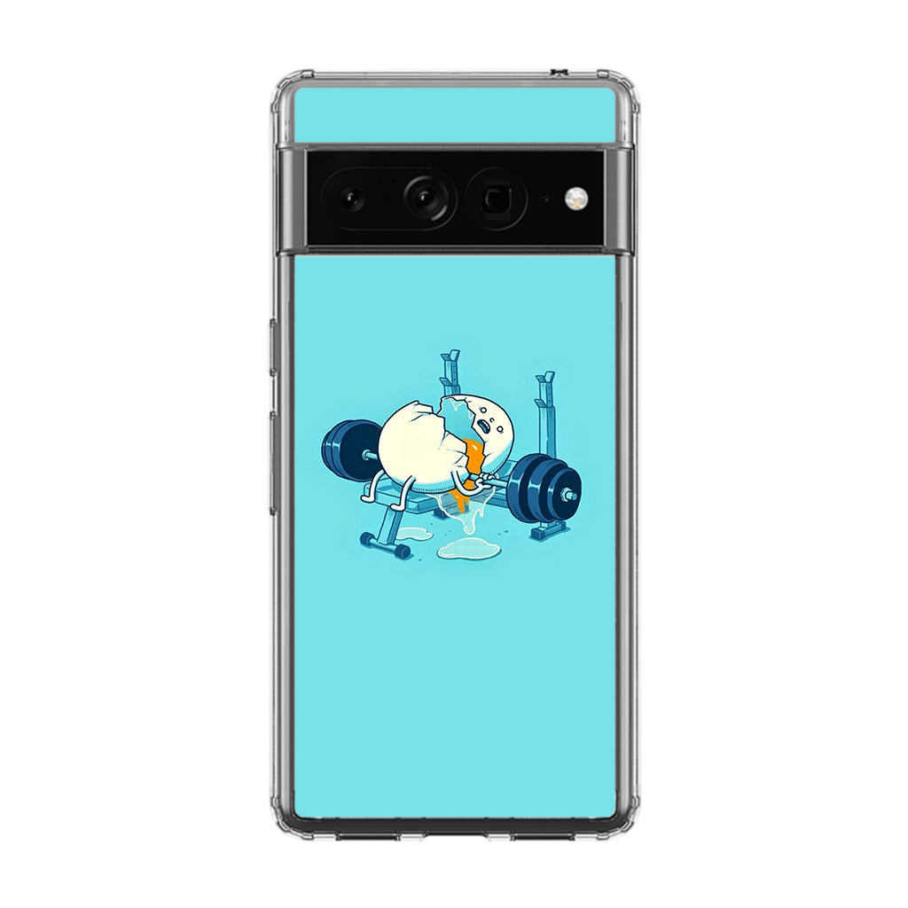 Egg Accident Workout Google Pixel 7 Pro Case