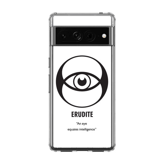 Erudite Divergent Faction Google Pixel 7 Pro Case