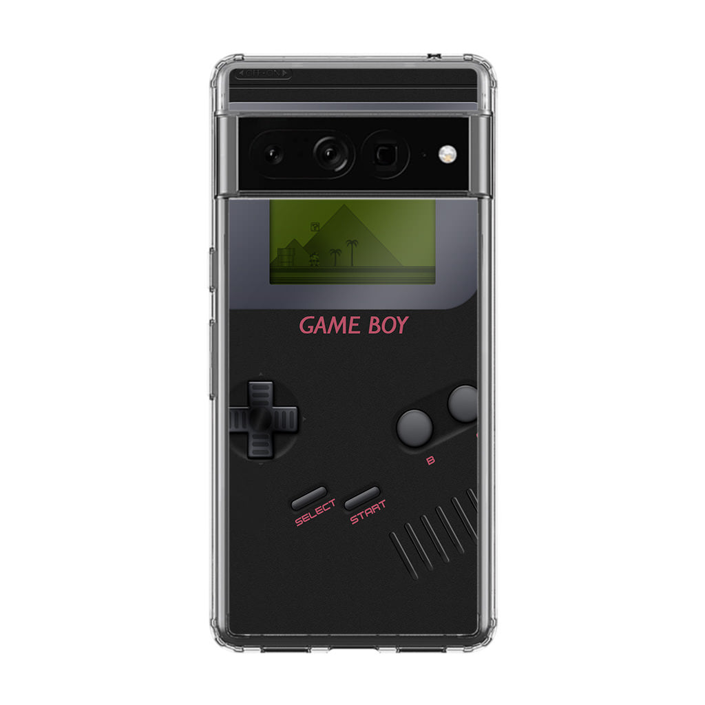 Game Boy Black Model Google Pixel 7 Pro Case