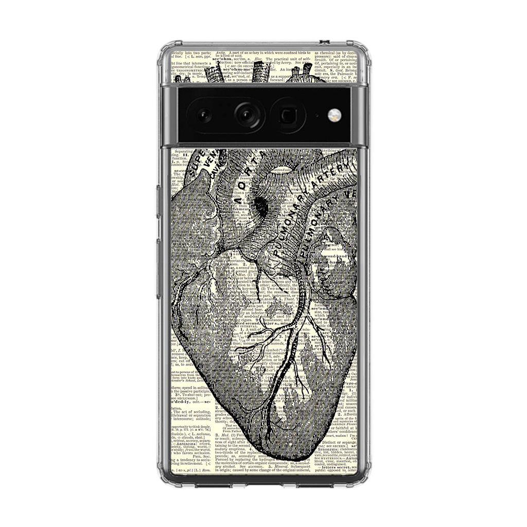 Heart Book Art Google Pixel 7 Pro Case