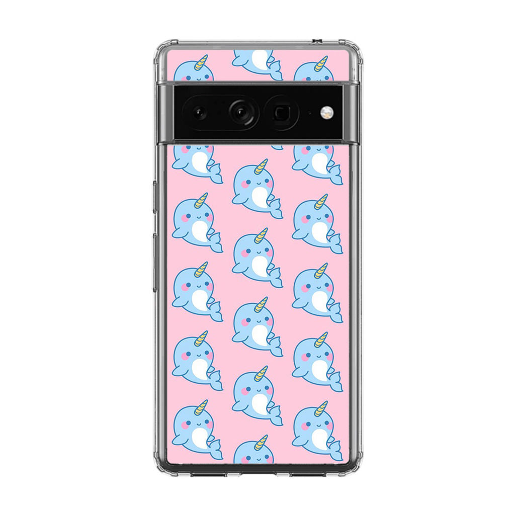 Horned Whales Pattern Google Pixel 7 Pro Case