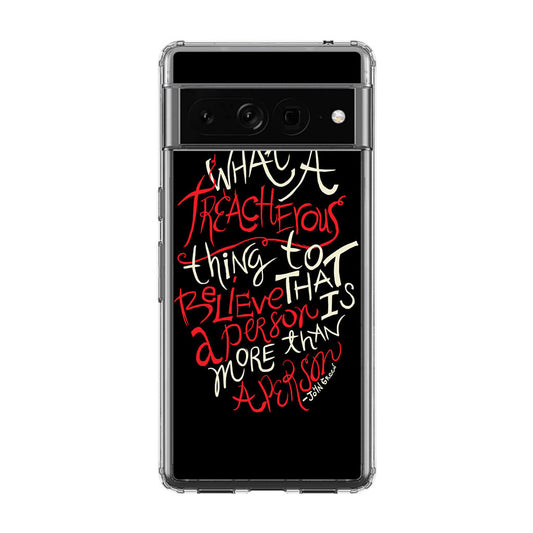 John Green Quotes More Than A Person Google Pixel 7 Pro Case