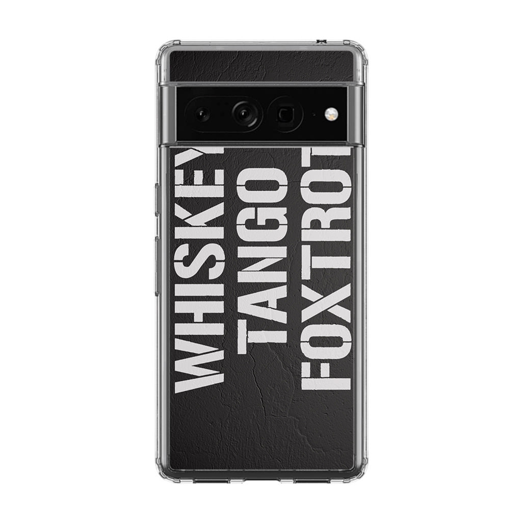 Military Signal Code Google Pixel 7 Pro Case