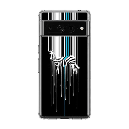 Painting Zebra Google Pixel 7 Pro Case