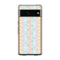 Peach Aztec Pattern Google Pixel 7 Pro Case