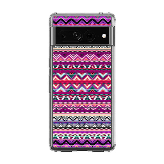 Purple Aztec Art Google Pixel 7 Pro Case