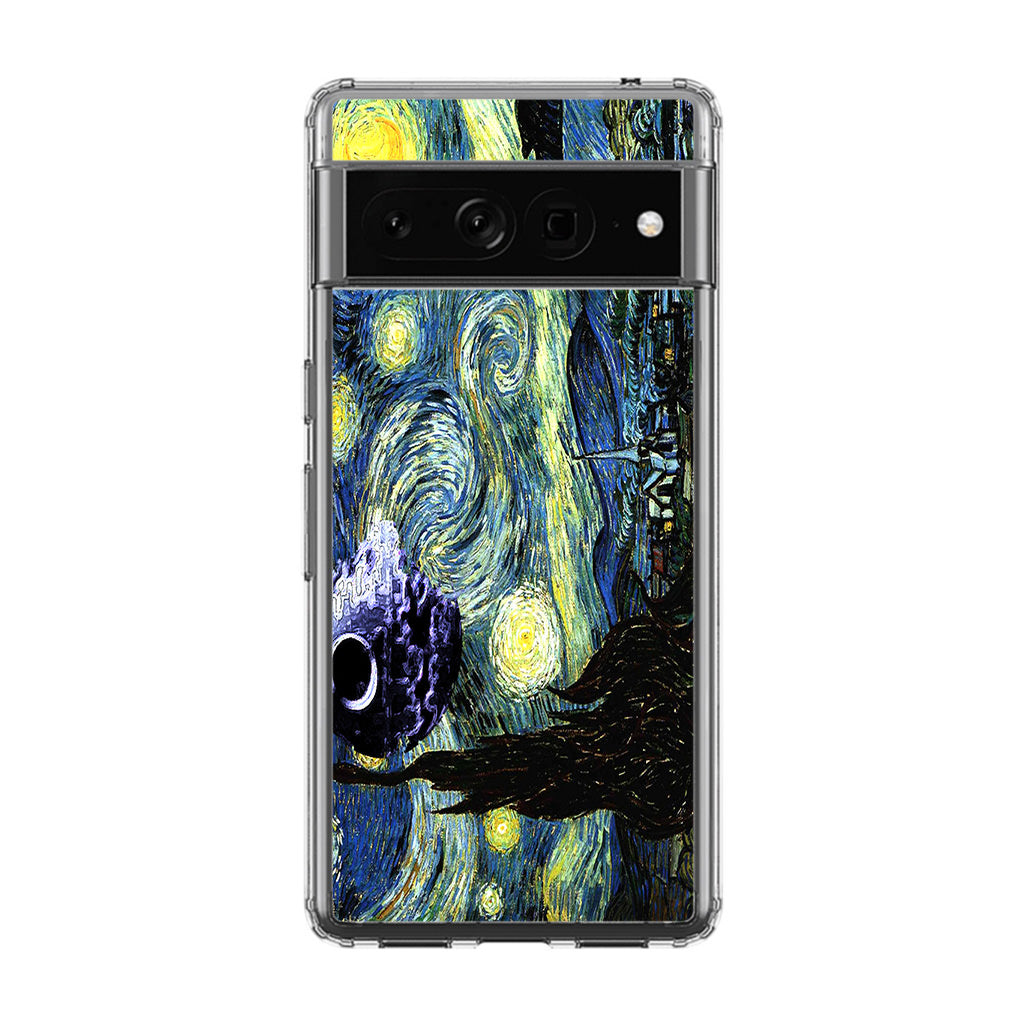 Skellington on a Starry Night Google Pixel 7 Pro Case