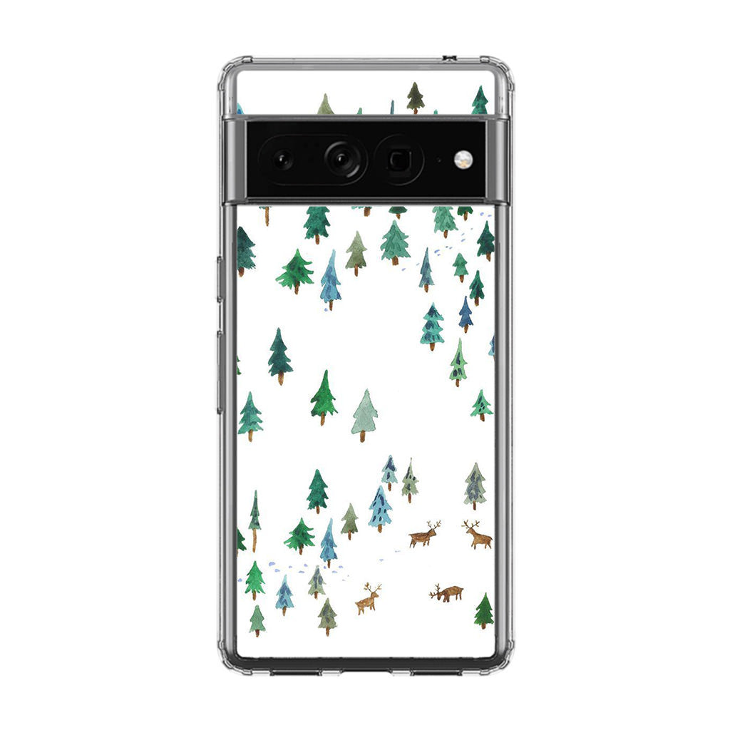 Snow Everywhere Google Pixel 7 Pro Case