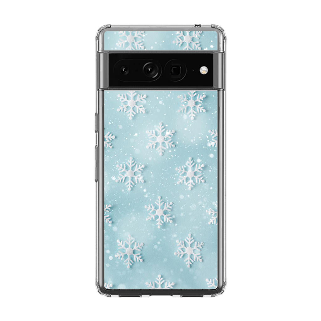 Snowflakes Pattern Google Pixel 7 Pro Case