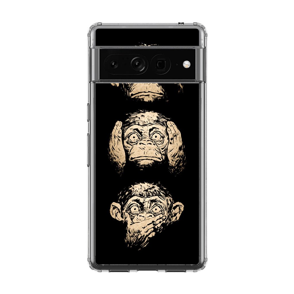 3 Wise Monkey Google Pixel 7 Pro Case